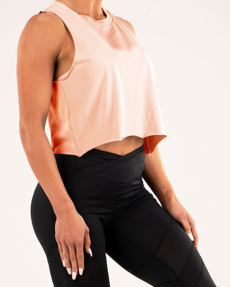 Crop Tee Sleeve Less